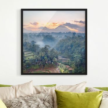 Plakat w ramie - Krajobraz na Bali