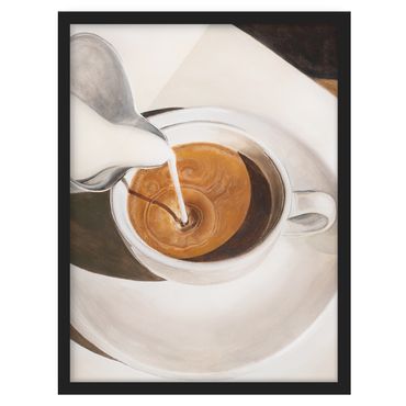 Plakat w ramie - Latte Art