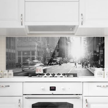 Panel szklany do kuchni - Żywy Nowy Jork