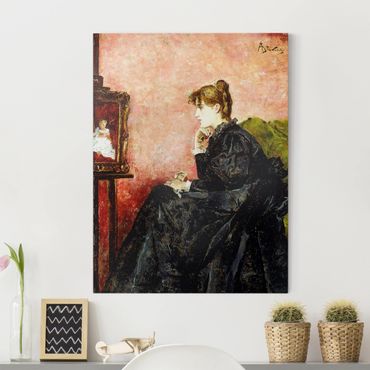 Obraz na płótnie - Alfred Stevens - Dama w czerni