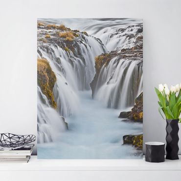 Obraz na płótnie - Wodospad Brúarfoss na Islandii