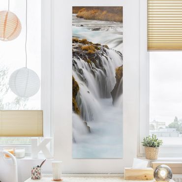 Obraz na płótnie - Wodospad Brúarfoss na Islandii