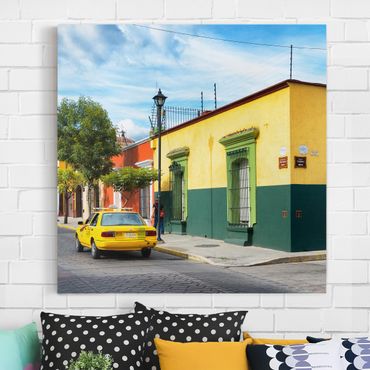 Obraz na płótnie - Kolorowa ulica meksykańska