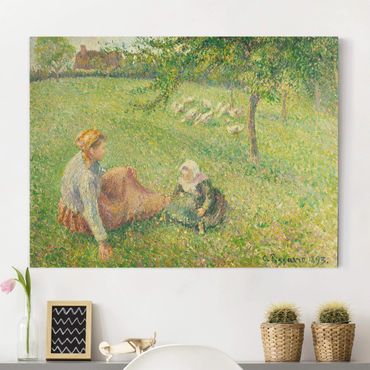 Obraz na płótnie - Camille Pissarro - Pasterz gęsi