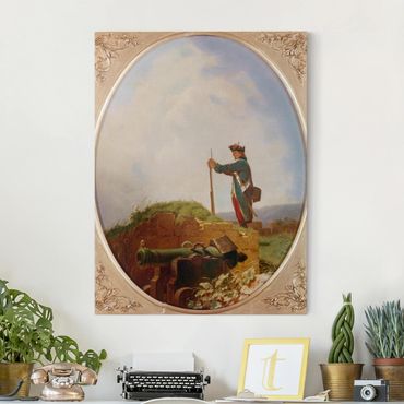 Obraz na płótnie - Carl Spitzweg - Ziejąca osłona tarczy