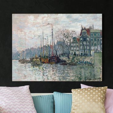 Obraz na płótnie - Claude Monet - Kromme Waal Amsterdam