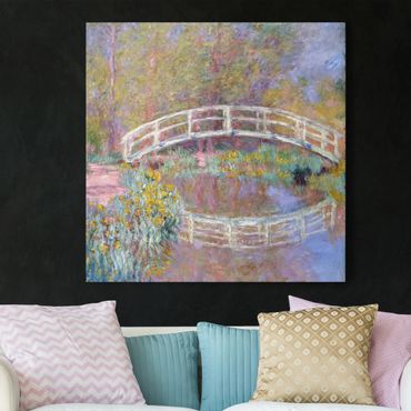 Obraz na płótnie - Claude Monet - Most Moneta w ogrodzie