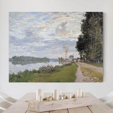 Obraz na płótnie - Claude Monet - brzeg Argenteuil