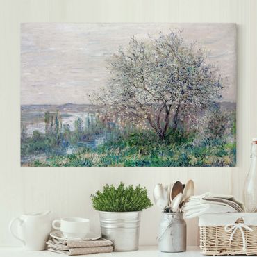 Obraz na płótnie - Claude Monet - wiosenny nastrój