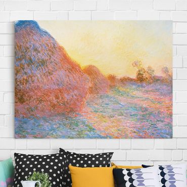 Obraz na płótnie - Claude Monet - Straw Ricks