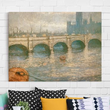 Obraz na płótnie - Claude Monet - Most na Tamizie