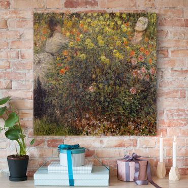 Obraz na płótnie - Claude Monet - Ogród kwiatowy