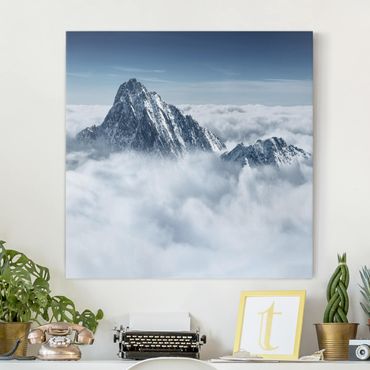 Obraz na płótnie - Alpy ponad chmurami