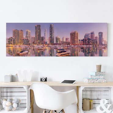 Obraz na płótnie - Dubai Skyline and Marina