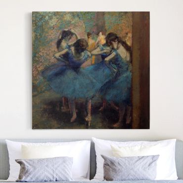 Obraz na płótnie - Edgar Degas - Niebieskie tancerki