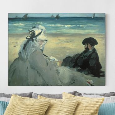 Obraz na płótnie - Edouard Manet - Na plaży