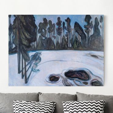 Obraz na płótnie - Edvard Munch - Gwiaździsta noc