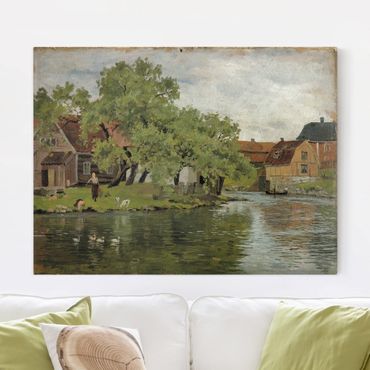Obraz na płótnie - Edvard Munch - Rzeka Akerselven