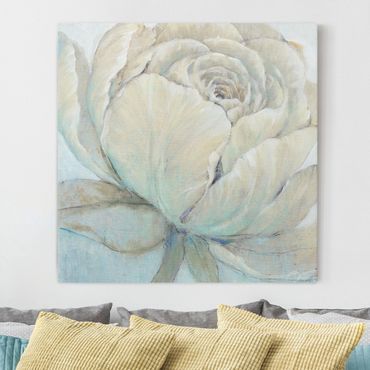 Obraz na płótnie - Pastelowa róża angielska