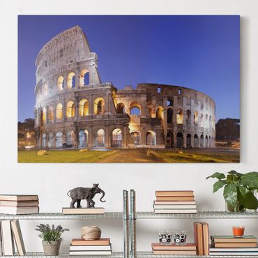 Obraz na płótnie - Lit Koloseum