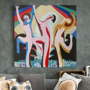 Obraz na płótnie - Ernst Ludwig Kirchner - Taniec kolorów