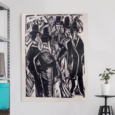 Obraz na płótnie - Ernst Ludwig Kirchner - Scena uliczna