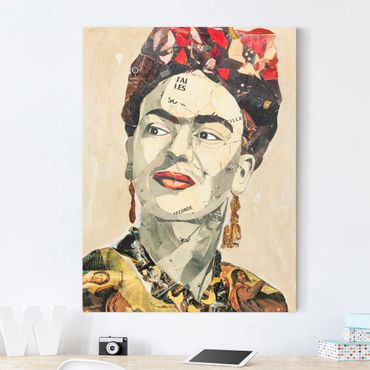 Obraz na płótnie - Frida Kahlo - kolaż Nr 2