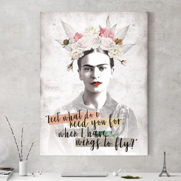 Obraz na płótnie - Frida Kahlo - Cytat