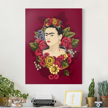 Obraz na płótnie - Frida Kahlo - Róże