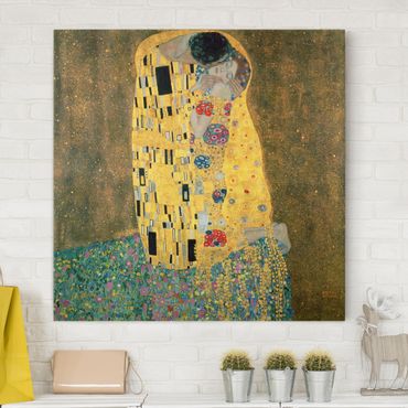 Obraz na płótnie - Gustav Klimt - Pocałunek