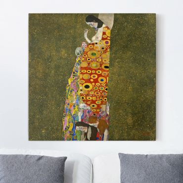 Obraz na płótnie - Gustav Klimt - Nadzieja II