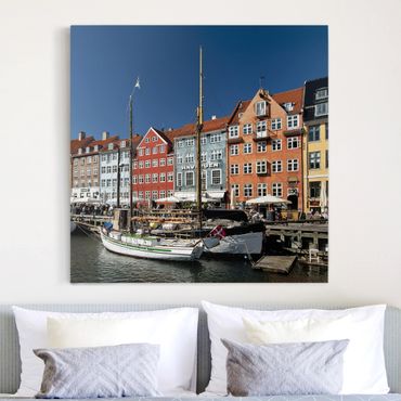 Obraz na płótnie - Port w Kopenhadze
