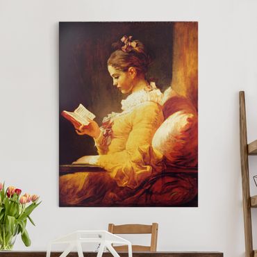 Obraz na płótnie - Jean Honoré Fragonard - Czytająca dziewczyna
