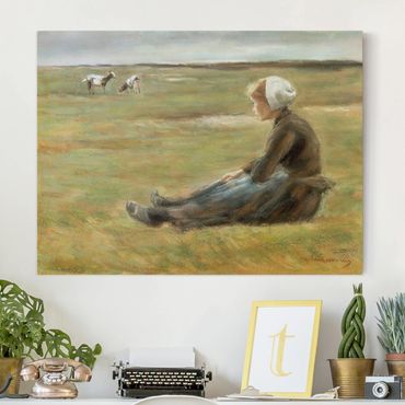 Obraz na płótnie - Max Liebermann - Pasterz kóz
