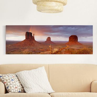Obraz na płótnie - Monument Valley o zachodzie słońca