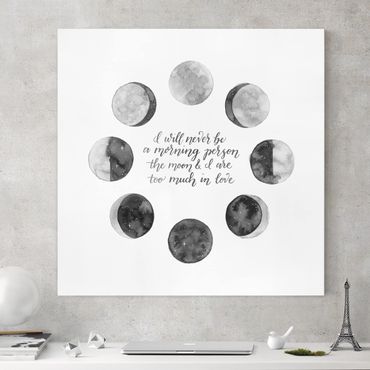 Obraz na płótnie - Oda do Księżyca - Miłość