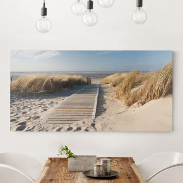 Obraz na płótnie - Plaża nad Morzem Bałtyckim