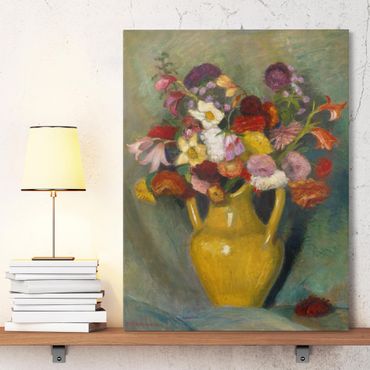 Obraz na płótnie - Otto Modersohn - Kolorowy bukiet kwiatów