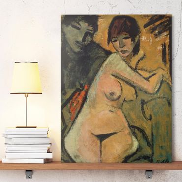 Obraz na płótnie - Otto Mueller - Kochankowie