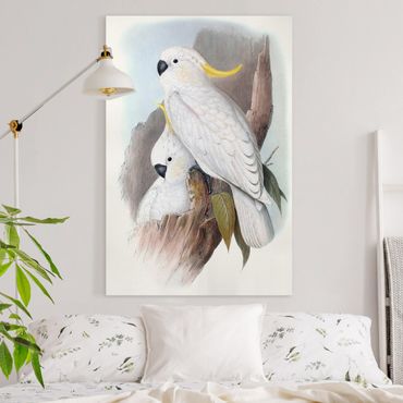 Obraz na płótnie - Pastelowe papugi III
