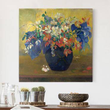 Obraz na płótnie - Paul Gauguin - Wazon z kwiatami