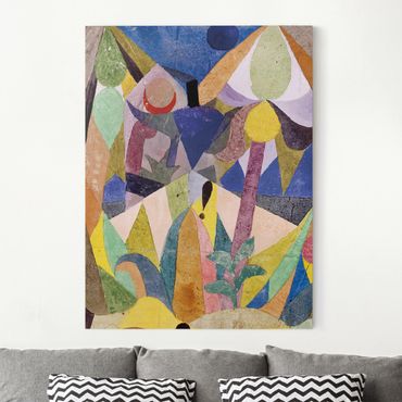 Obraz na płótnie - Paul Klee - Łagodny pejzaż tropikalny