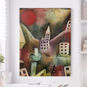 Obraz na płótnie - Paul Klee - Zniszczona wioska