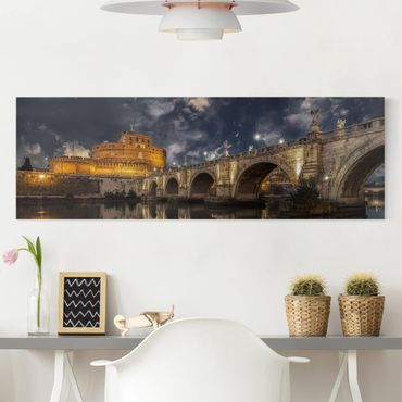 Obraz na płótnie - Ponte Sant'Angelo w Rzymie