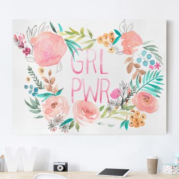 Obraz na płótnie - Pink Blossoms - Girl Power