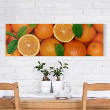 Obraz na płótnie - soczyste pomarańcze