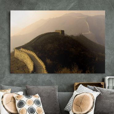 Obraz na płótnie - Wschód słońca nad Wielkim Murem Chińskim