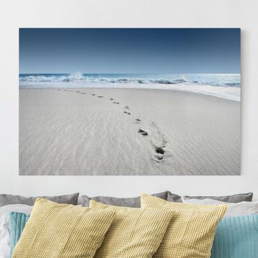 Obraz na płótnie - Ścieżki na piasku