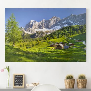 Obraz na płótnie - Styria Alpejska łąka