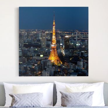 Obraz na płótnie - Wieża w Tokio